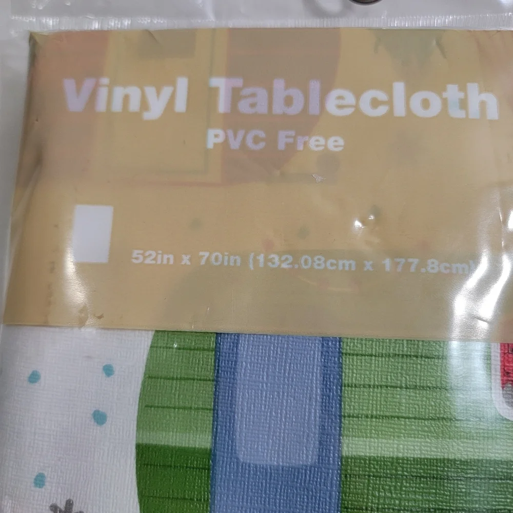 Vinyl Kitchen Tablecloth, 52